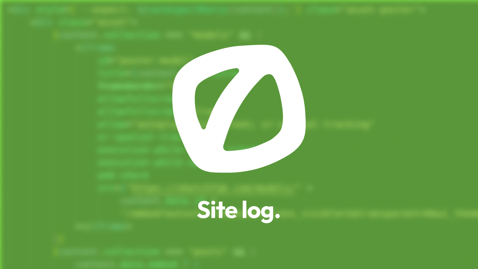 Site Log 1